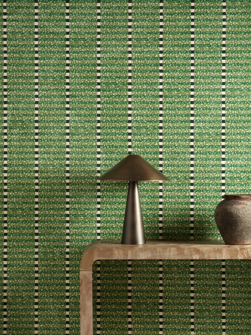 Toluca Forest/onyx - HFUP113355 wallpaper Harlequin