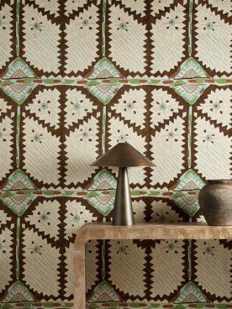 Brocha Beechwood/lagoon - HFUP113361 wallpaper Harlequin