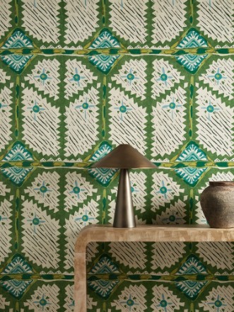 Brocha Forest/azul - HFUP113363 wallpaper Harlequin