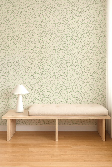 Flo Swirl Pine - NPOP113388 wallpaper Scion