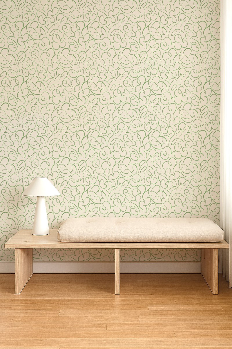 Flo Swirl Pine - NPOP113388 wallpaper Scion