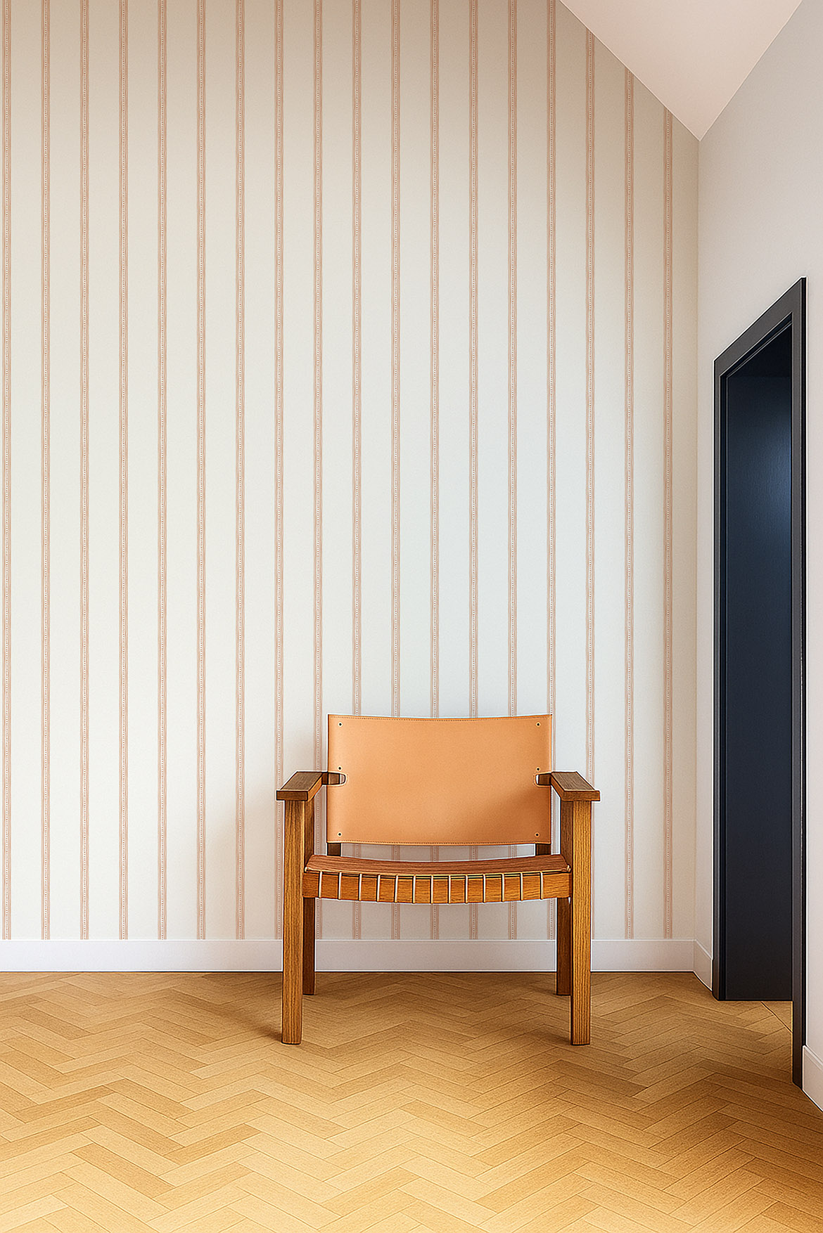 Harvest Stripe Tangerine - NPOP113397 wallpaper Scion