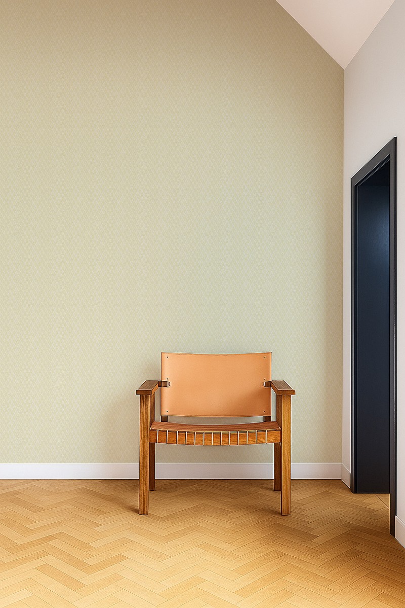 Triangle Trellis Buttercup - NPOP113401 wallpaper Scion