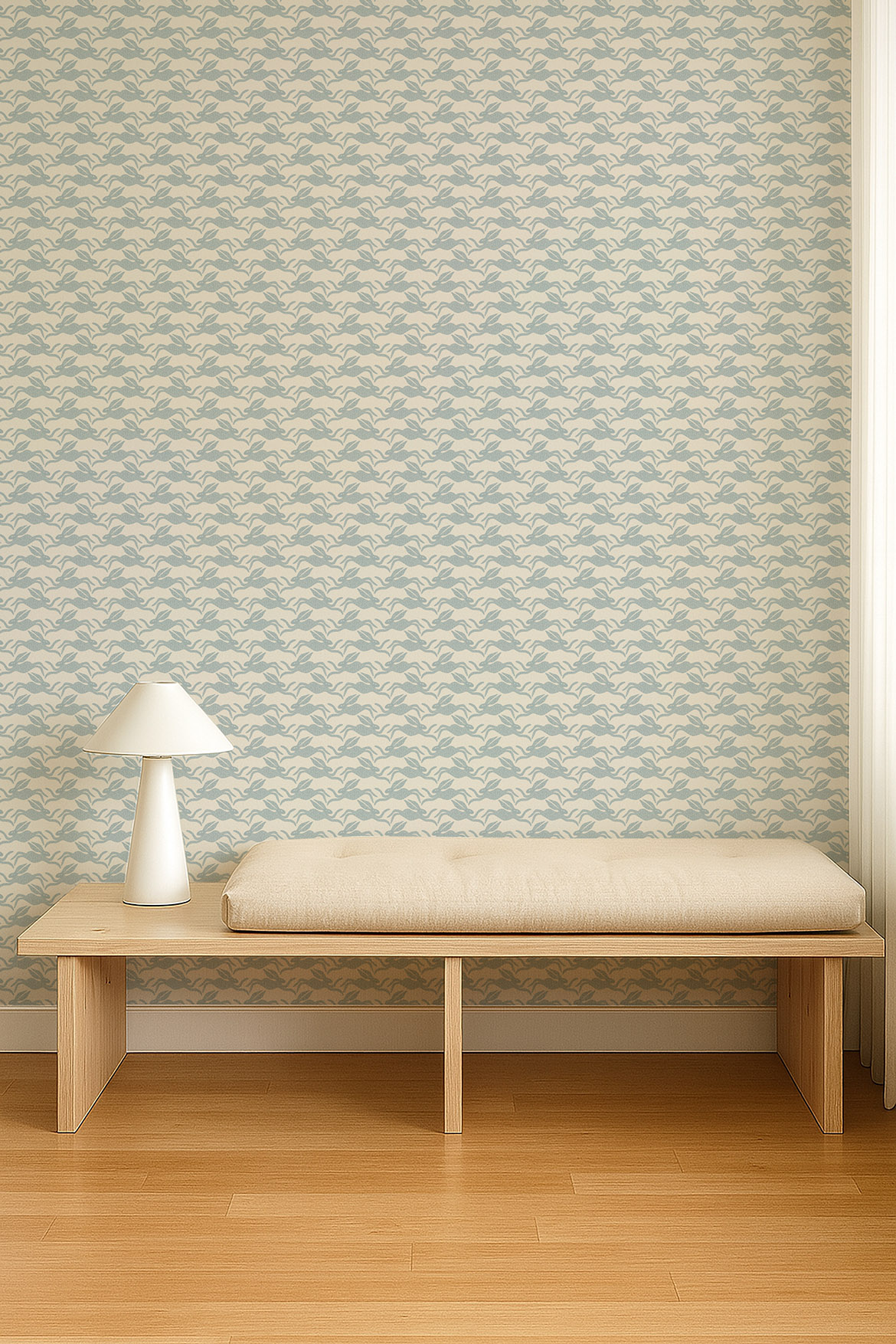 Hares Coast Blue - NPOP113404 wallpaper Scion