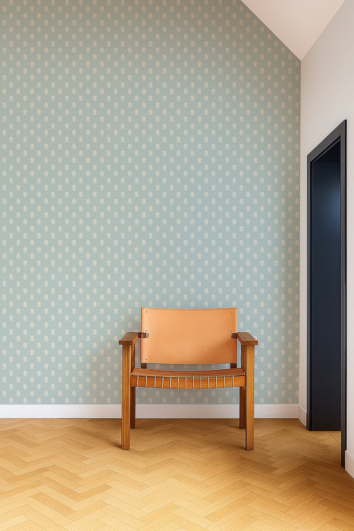Ditsy Daisy Powder Blue - NPOP113409 wallpaper Scion