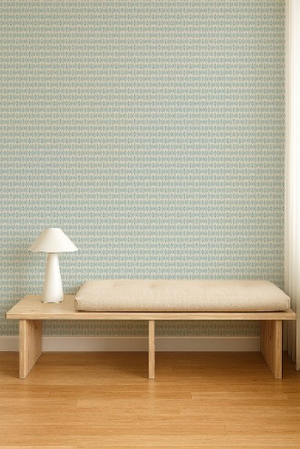 Owl & Butterfly Denim - NPOP113410 wallpaper Scion