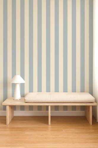 Central Stripe Cornflower - NPOP113420 wallpaper Scion