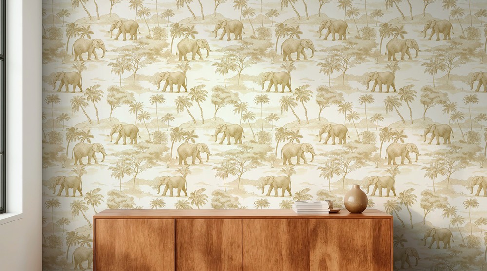 Picture of Jungle Walk Yellow - 1077801-03