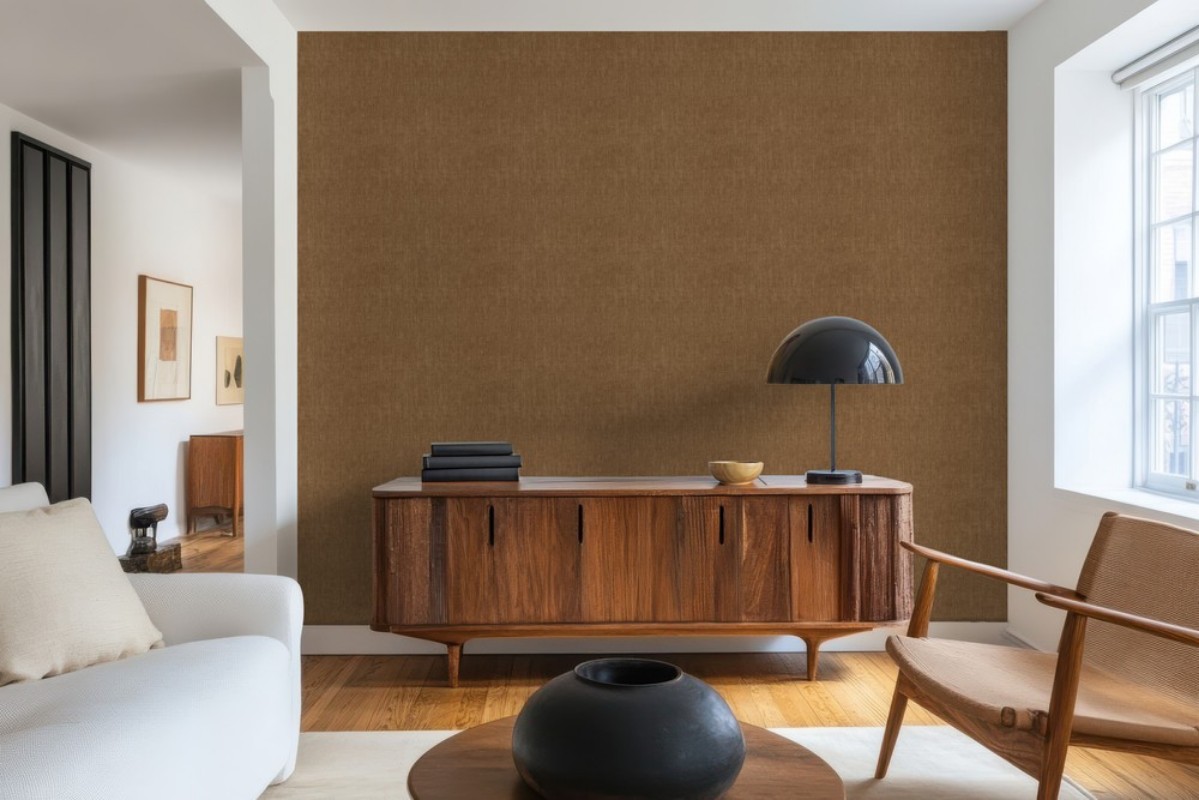 Bild von Leinengewebe Rust - 1036201-01