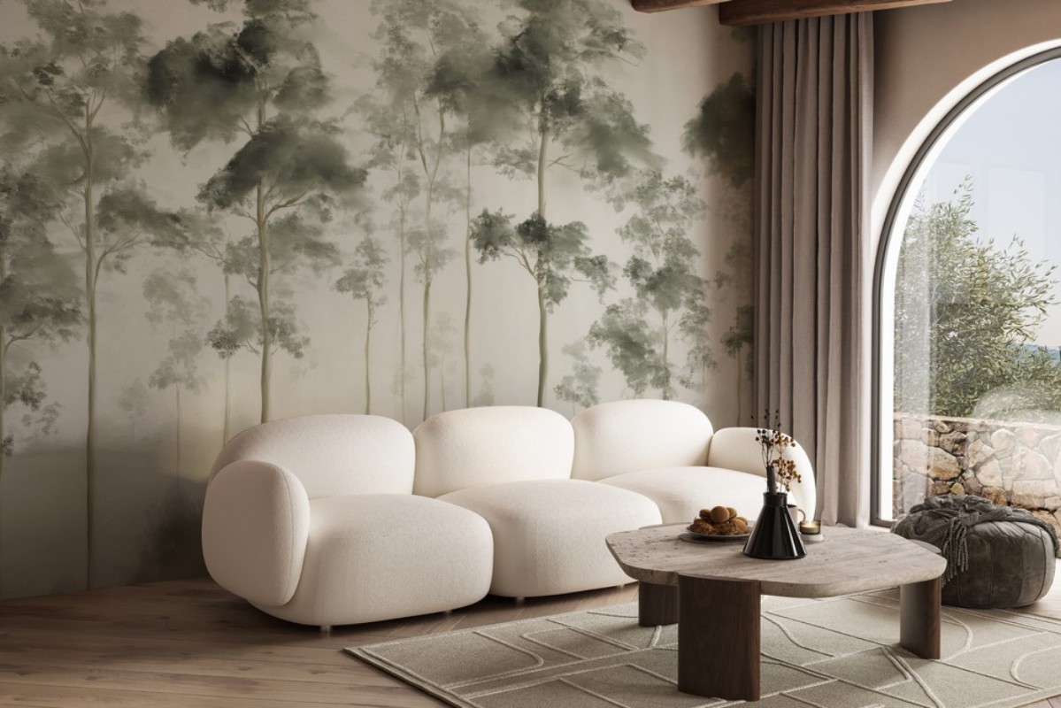 Bild på Färgsättning Pine Trees I - 08345-01