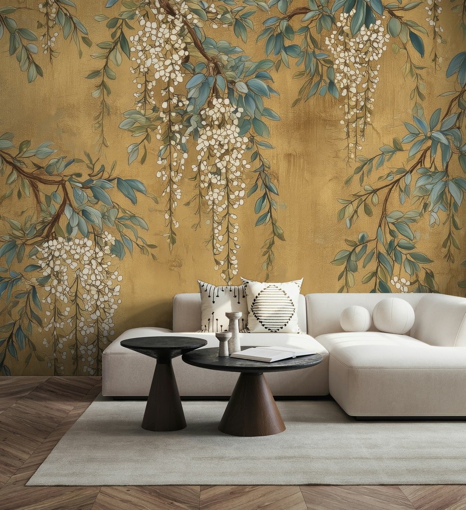 Afbeeldingen van Hanging Flowers I