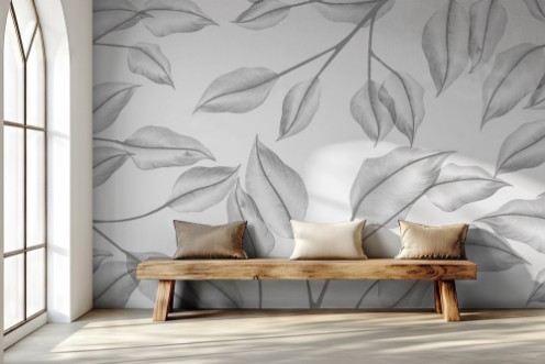 Ritratt ta’ Sketch of Leaves I