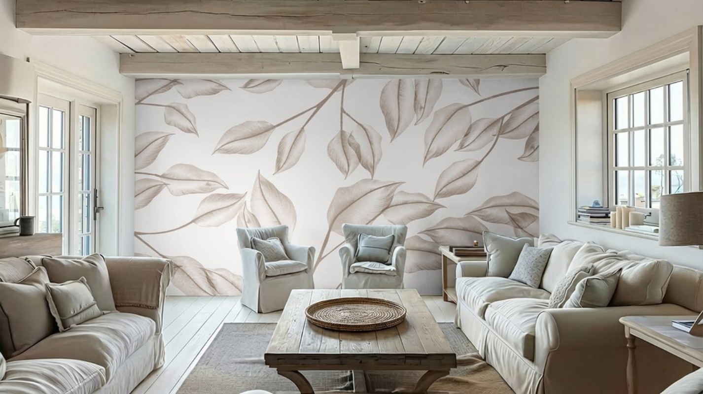 Bild på Färgsättning Sketch of Leaves II - 08302-01