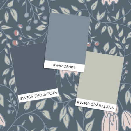 Picture of Väriyhdistelmä Curly Bells in Blue - 1032201-01 - 10525-01