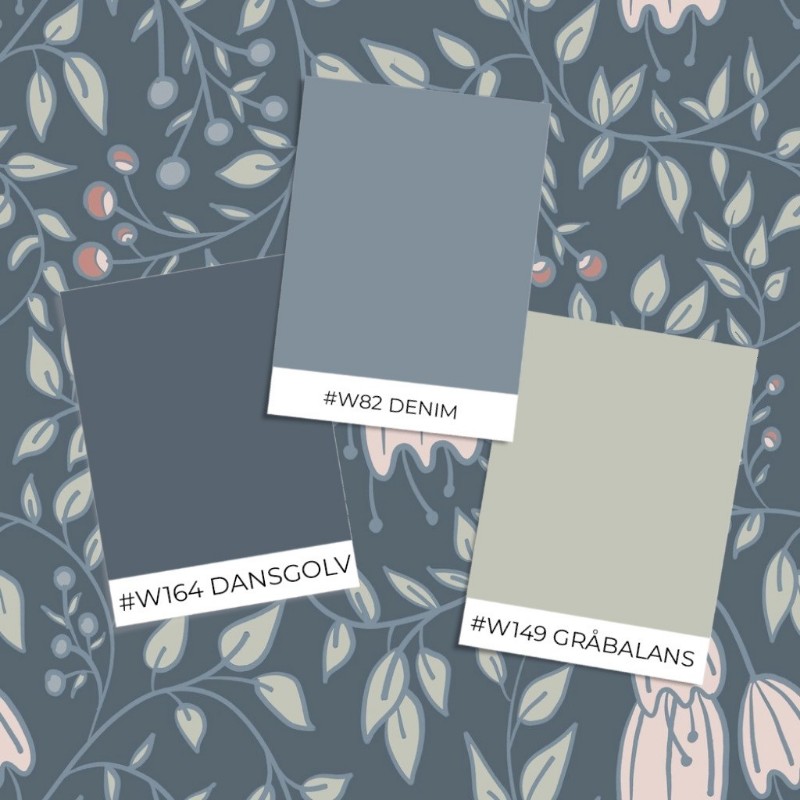 Bild på Varuprov stil - Curly Bells in Blue - 1032201-01