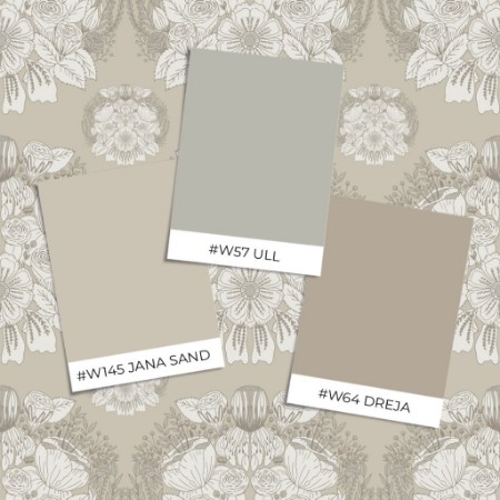 Εικόνα της Δείγμα στυλ - Damask in Beige - 1032301-01