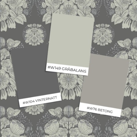 Εικόνα της Δείγμα στυλ - Damask in Green - 1032301-03