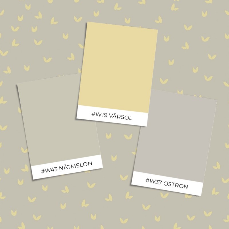 Bild på Little Leaves in the wind in Beige - 1033201-03