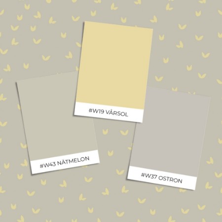 Picture of Väriyhdistelmä Little Leaves in the wind in Beige - 1033201-03 - 10536-01