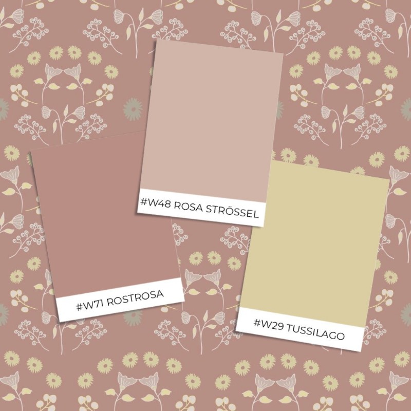 Bild på Medaillon Poppies Salmon - 1033301-03