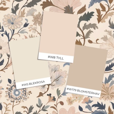 Bild vun Muster Stil - Bodil Beige - 1044601-01