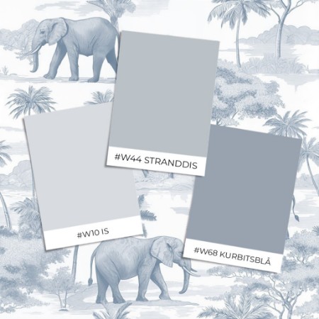 Pilt Näidisstiil - Jungle Walk Blue - 1077801-02