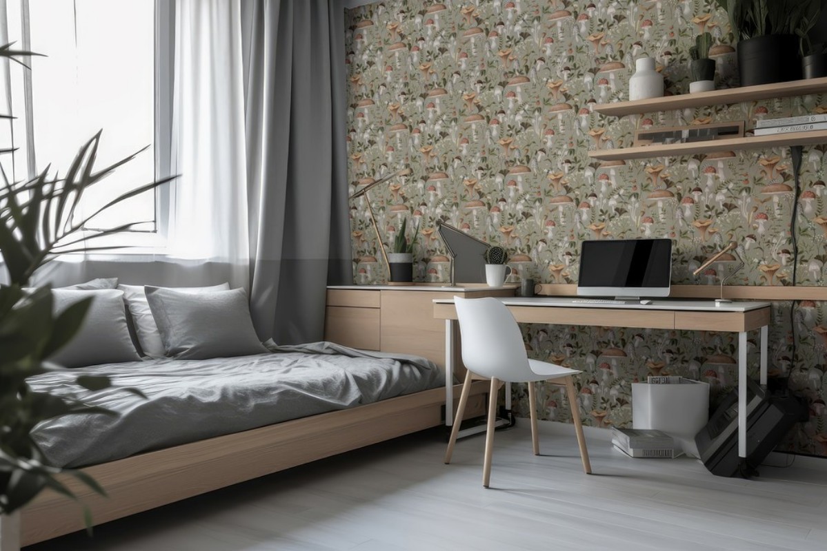 Bild på Nordic mushrooms Pine Tree Green - 1031201-01