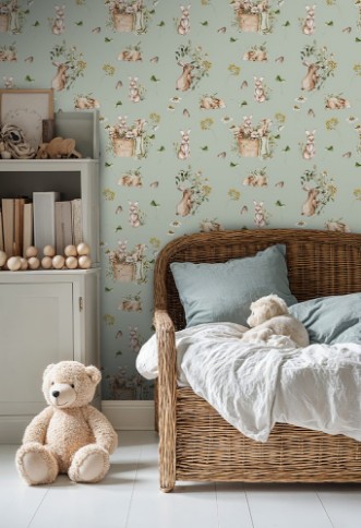 Bild på Bunny bath Sage Green - 1028201-04