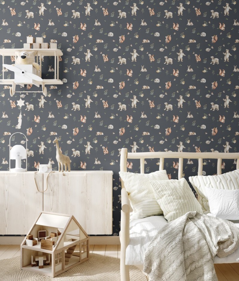 Picture of Wild friends Midnight Blue - 1028401-05