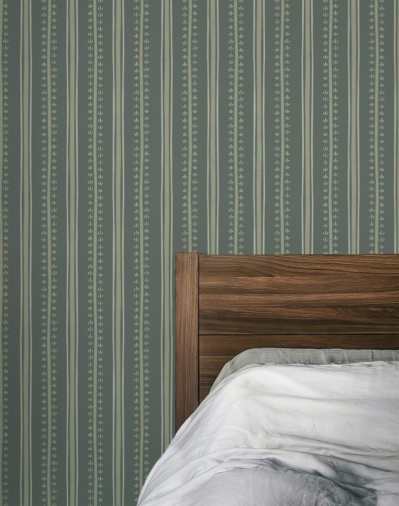 Picture of Astoria Stripe Dark green - 1036501-02