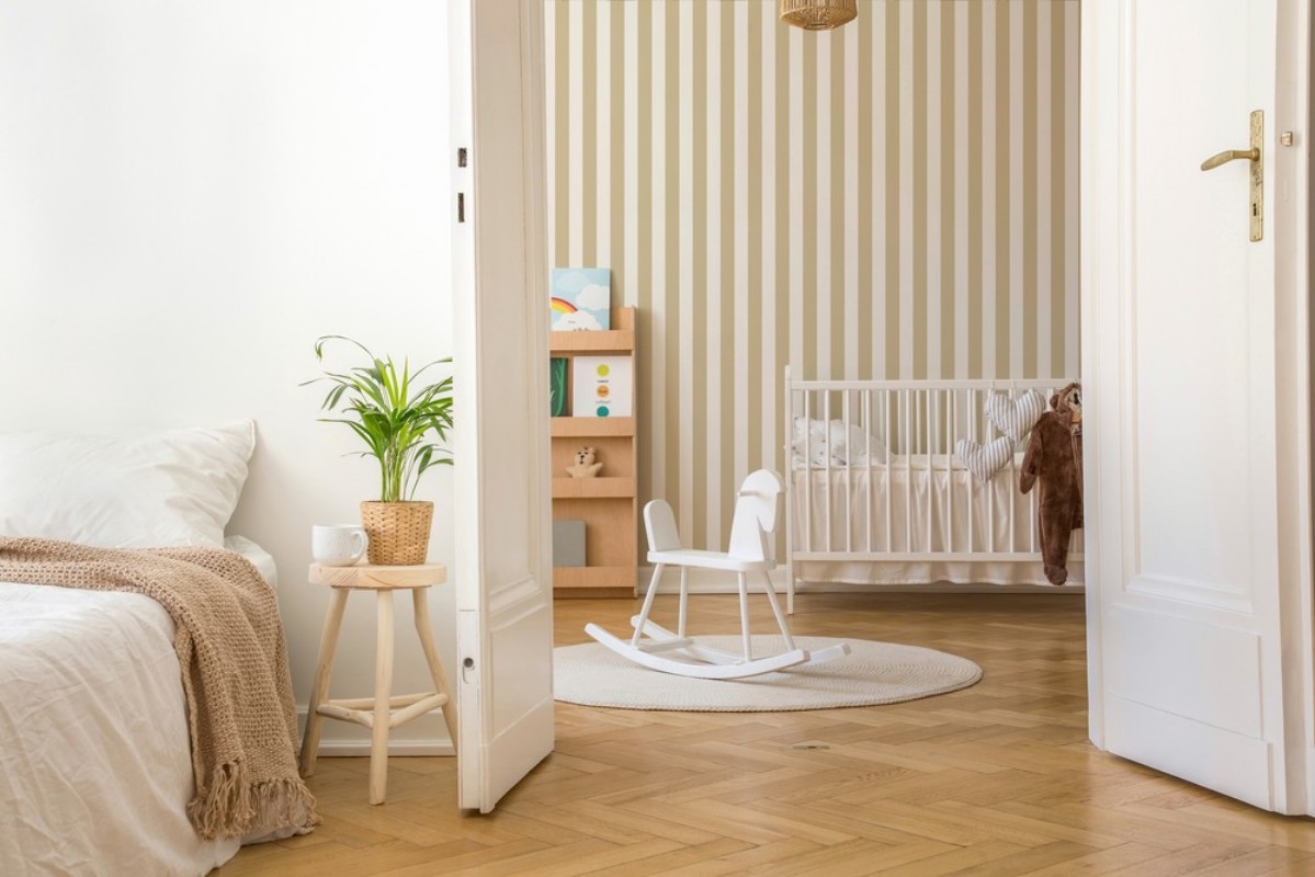 Bild på Striped Linen Yellow - 1031601-08