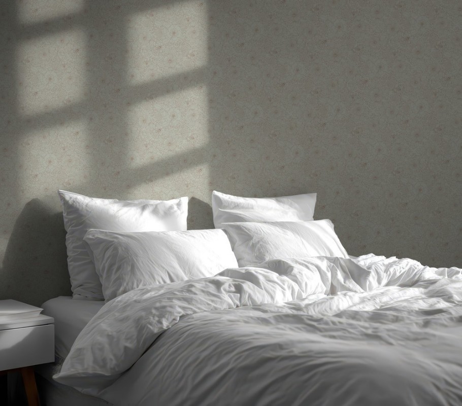 Bild på Bees and Flowers light beige - 1032001-02