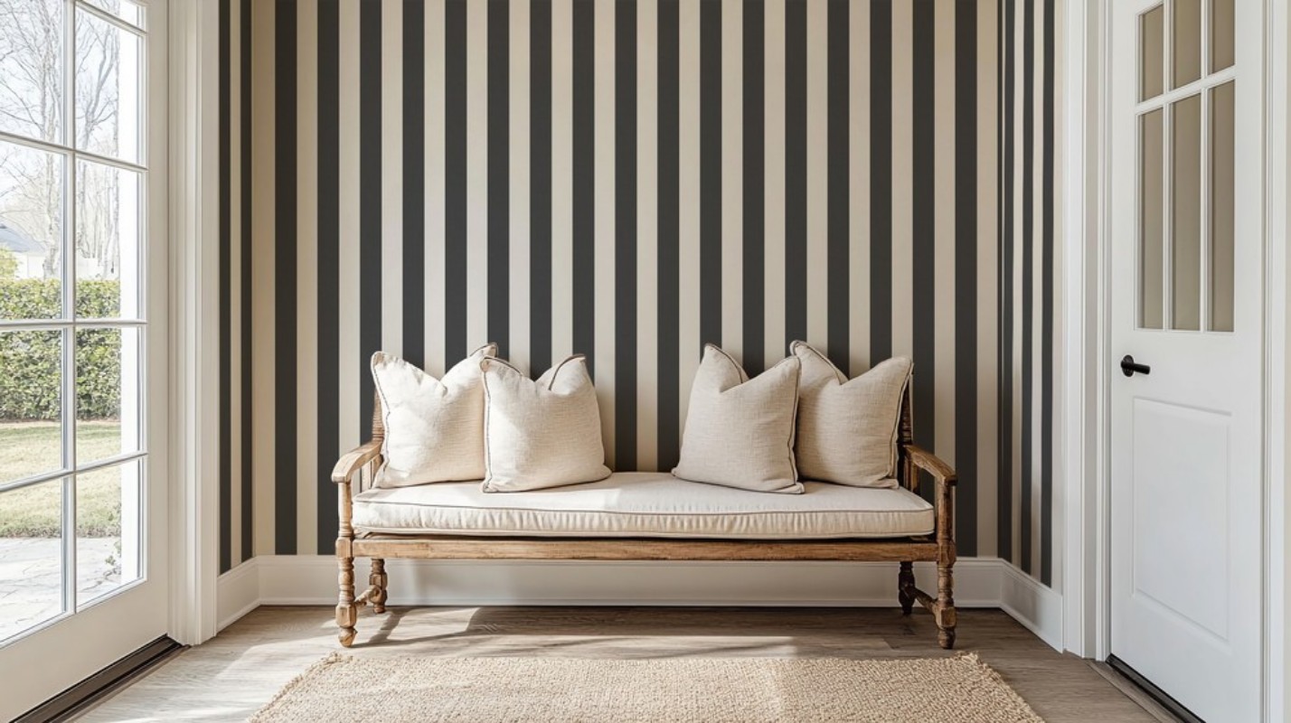 Picture of Striped Linen Black - 1031601-01