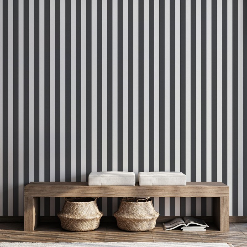Picture of Striped Linen Black - 1031601-01