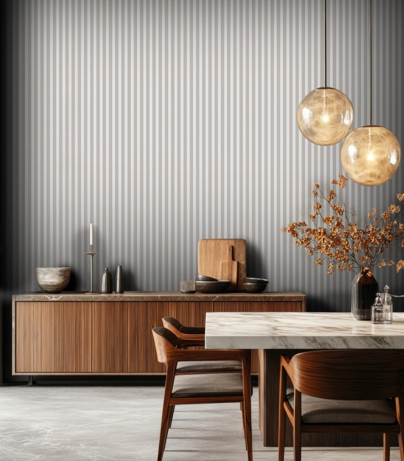 Bild på Striped Greige - 1031701-02