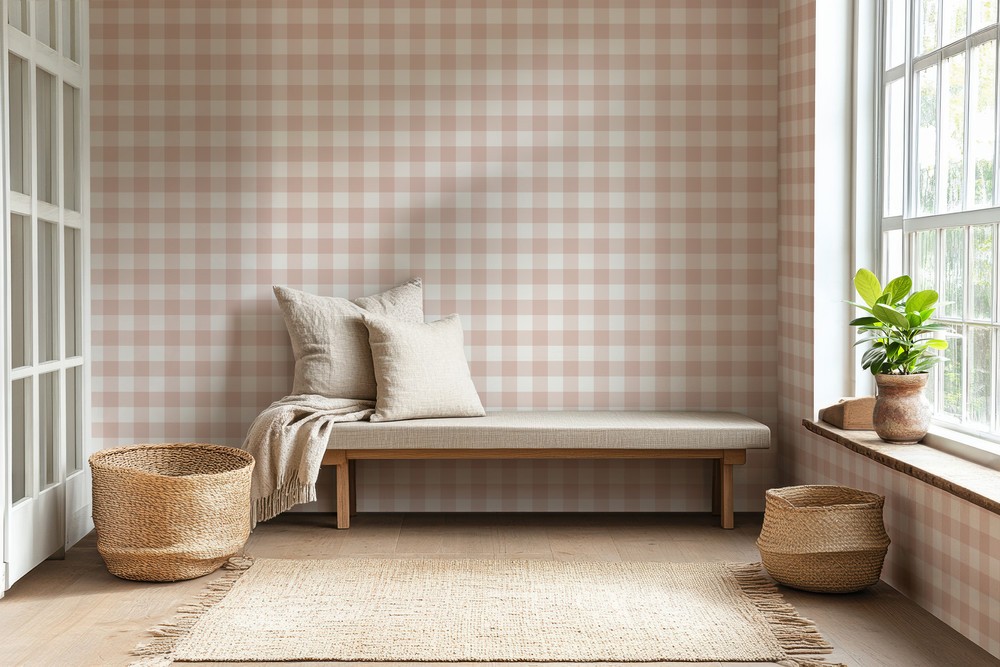 Picture of Checkered Dusty Pink - 1031901-07