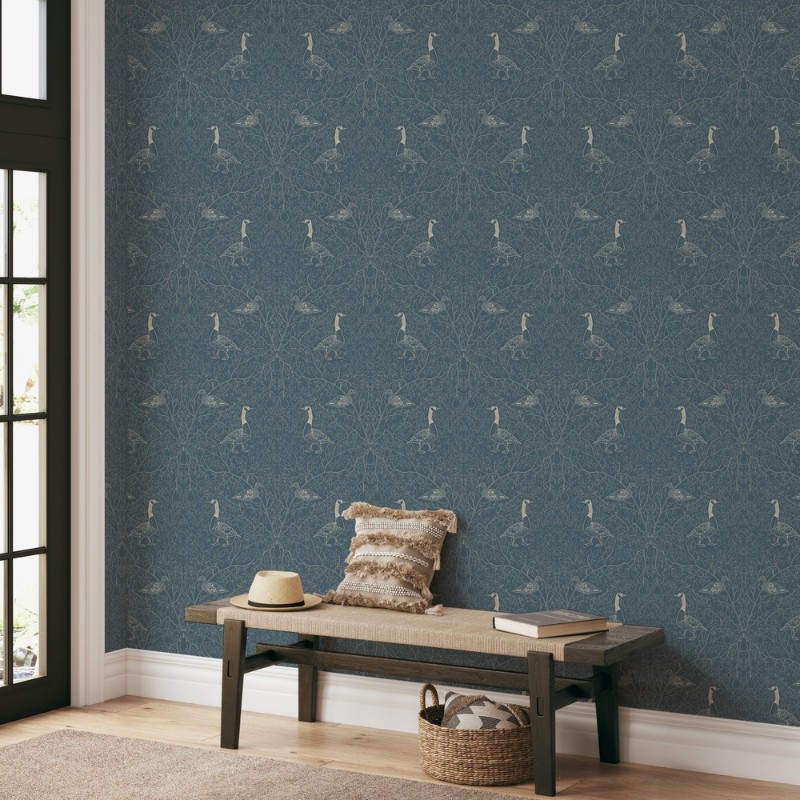 Bild på Duck and Geese in Blue - 1032401-01