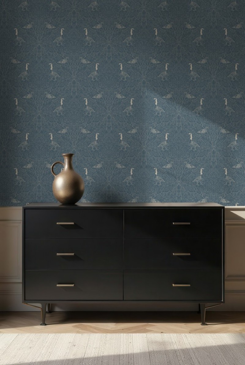 Bild på Duck and Geese in Blue - 1032401-01