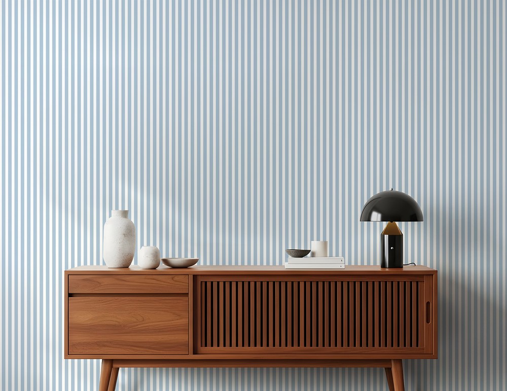 Picture of Striped Light Blue - 1031701-10