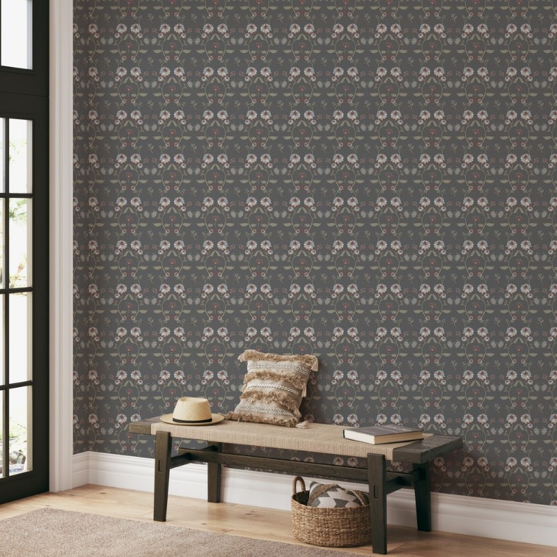 Bild på Indian Flowers in Green - 1032801-03