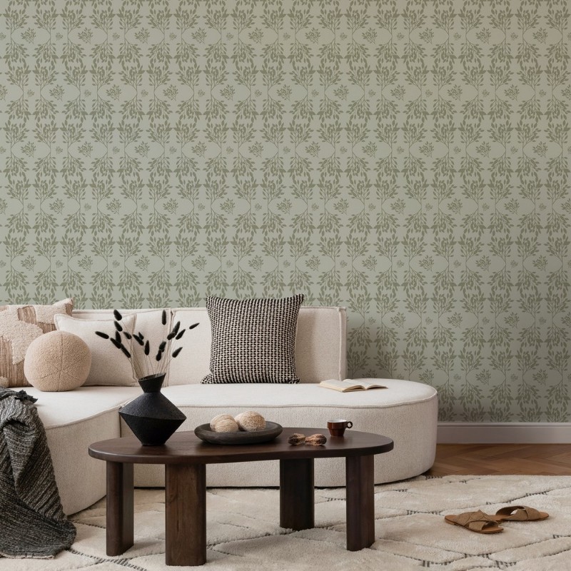 Bild på Bouquet de Roses mirror in Green - 1032101-01