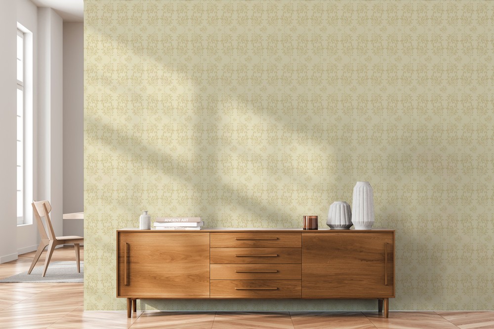 Bild på Bouquet de Roses mirror in Yellow - 1032101-03