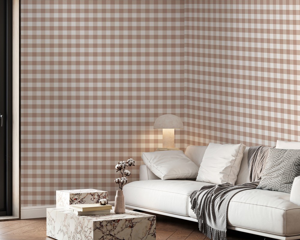 Pilt Checkered Brown - 1031901-16