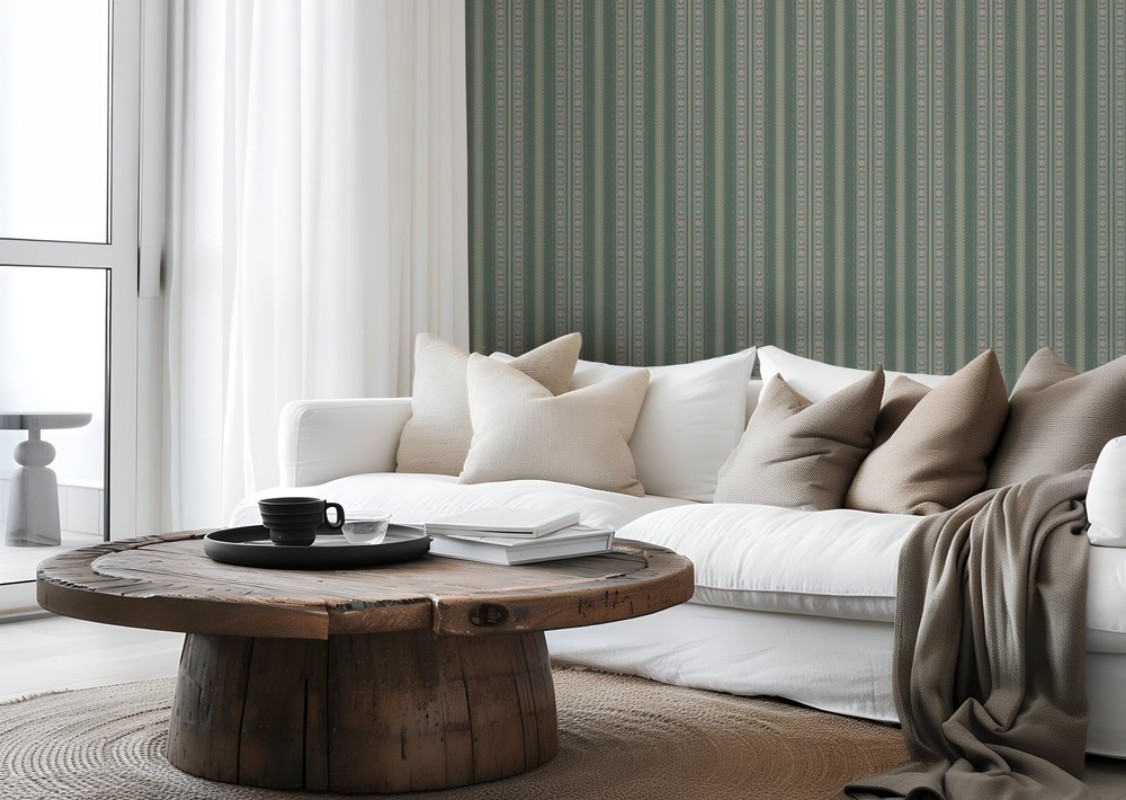 Bild på Estelle Stripe Green - 1037101-02