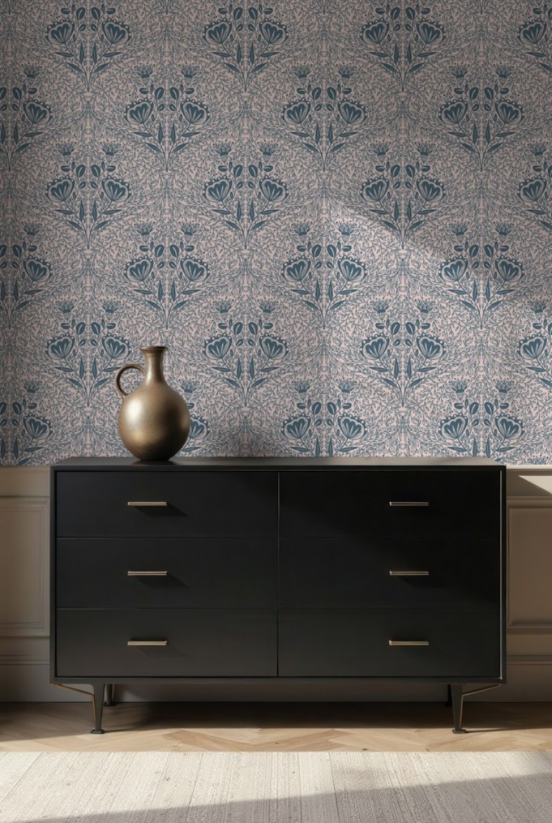 Picture of Floral Ogee in Pink - 1032501-03