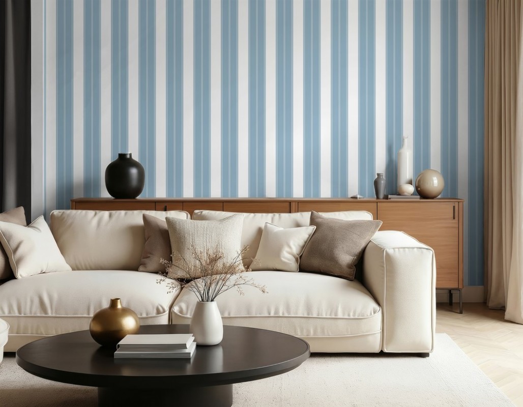 Picture of Heritage Dark Blue Stripes  - 1031801-10