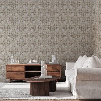 Bild på Leaves and Scallops big in Beige - 1033001-01