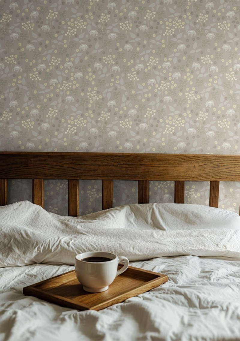 Bild på Sprigs Flower in Beige - 1033701-01