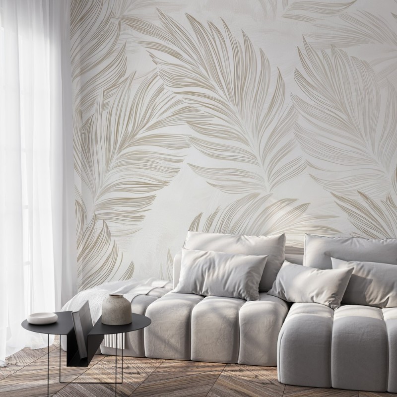Bild på Färgsättning Bright Palm Leaves II - 08351-01