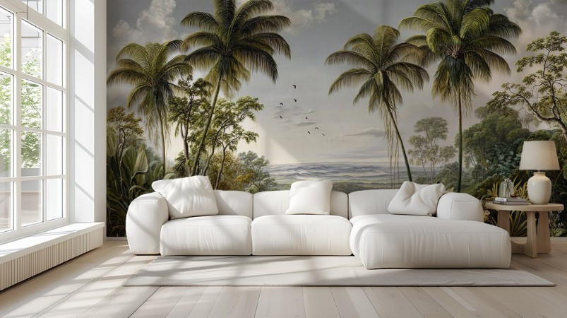 Bild på Färgsättning Tropic Landscape I - 09675-01